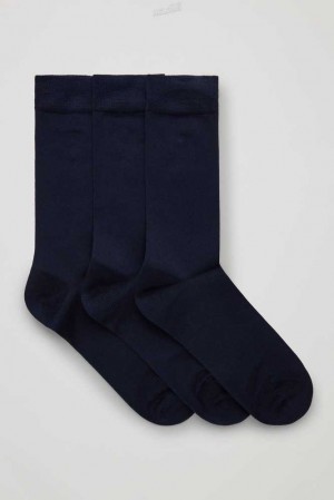 COS 3-Pack Mercerised Baumwoll Socken Herren | 0263-ACTXK