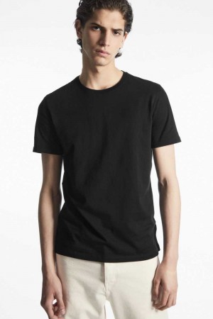 COS 3-Pack The Extra Fines T-shirts Herren Schwarz | 6182-NKAYC