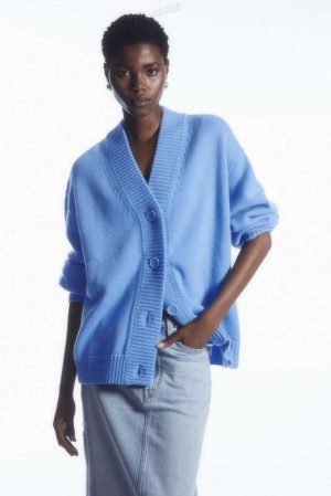 COS Cocooning Wolle V-Neck Cardigan Pullover Damen | 1924-LQENO