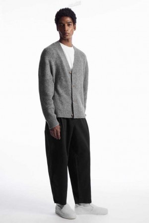 COS Elasticated Twill Pants Anzughosen Herren | 3109-SXVFH