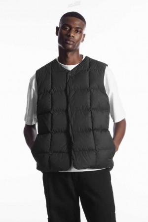 COS Gesteppt Gepolstert Liner Gilet Jacken Herren | 2985-FPSCQ