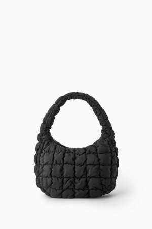 COS Gesteppt Mini Tasche Damen Schwarz | 4217-QVYXF