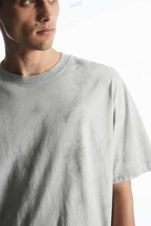 COS Oversized Tie-Dye T-Shirt T-shirts Herren | 0419-MHJYL