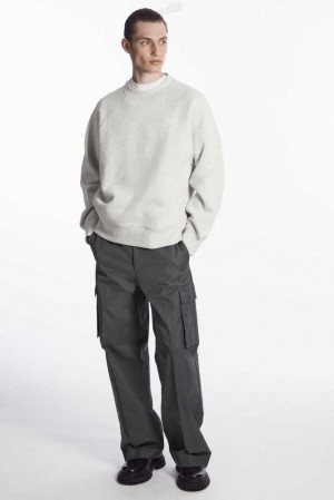 COS Paneled Sweatshirt Sweatshirts Herren | 5128-PTLCF