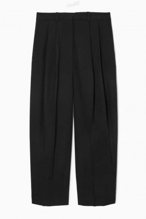 COS Weite-Leg Tailored Wolle Pants Hose Damen | 0165-CZLQX