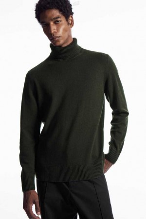 COS Wolle-Cashmere Turtleneck Jumper Strickwaren Herren | 3618-BPLKW