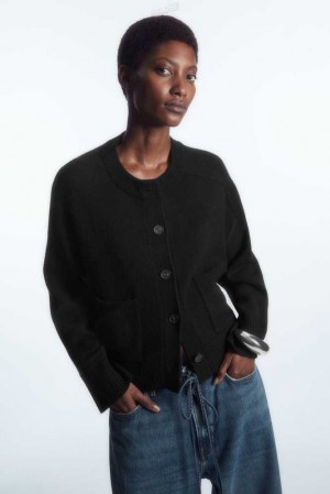 COS Wolle Crew-Neck Cardigan Pullover Damen | 1948-RVWKX