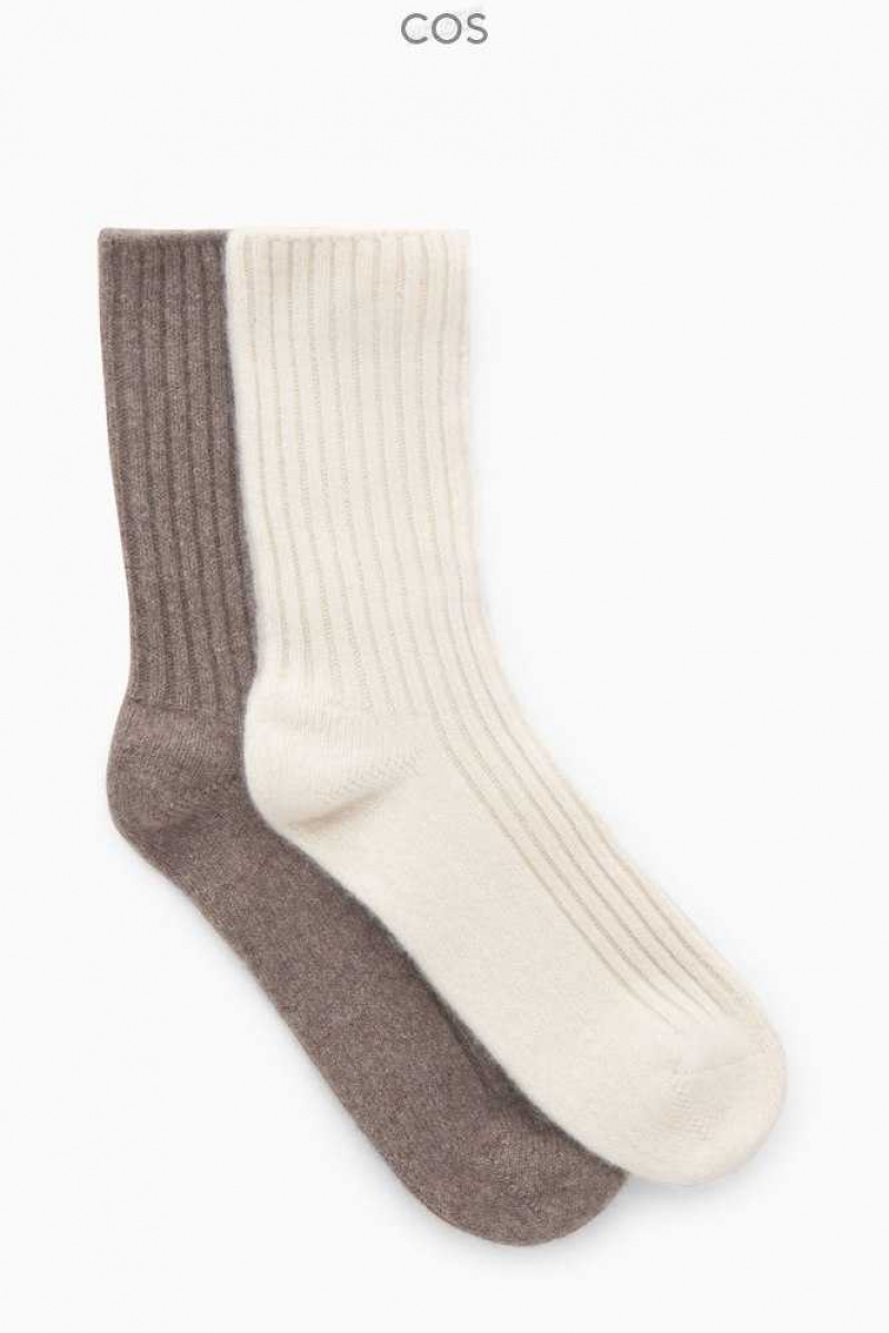 COS 2-Pack Cashmere Gift Set Socken Damen | 0784-IZXYT