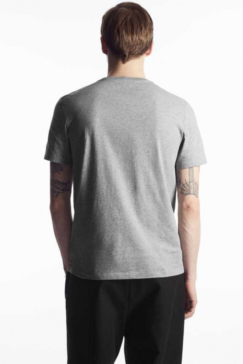 COS 3-Pack The Extra Fine T-Shirts T-shirts Herren | 1489-PURWI