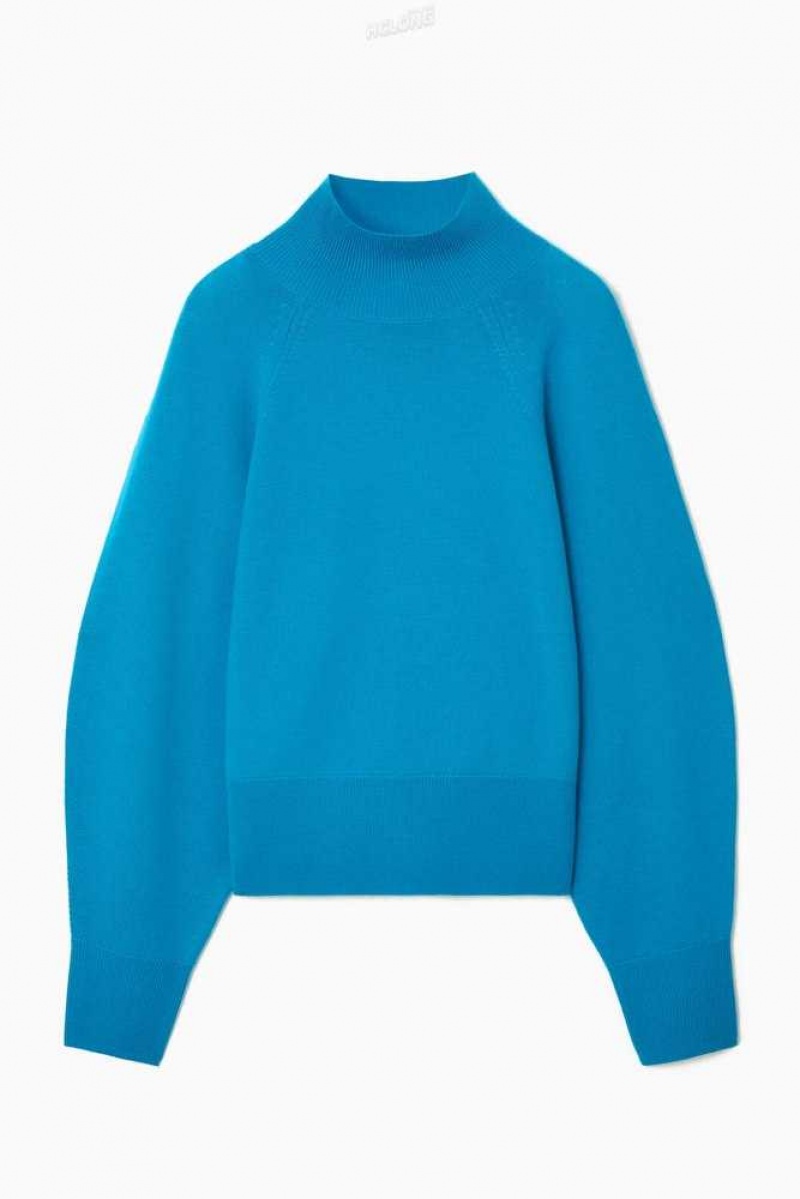 COS Batwing-Sleeve Merino Wolle Pullover Pullover Damen | 6748-XUAIK