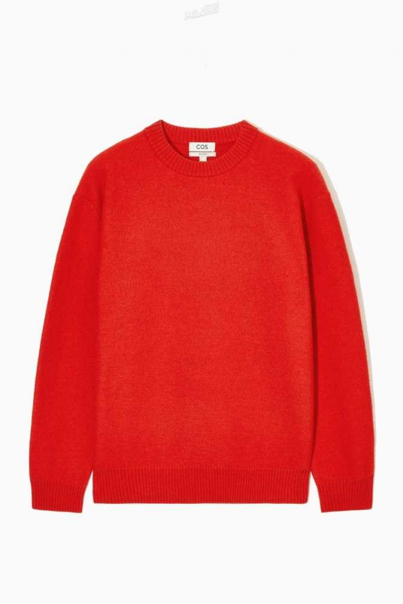 COS Boiled-Wolle Crew-Neck Jumper Strickwaren Herren | 2690-KYOJX