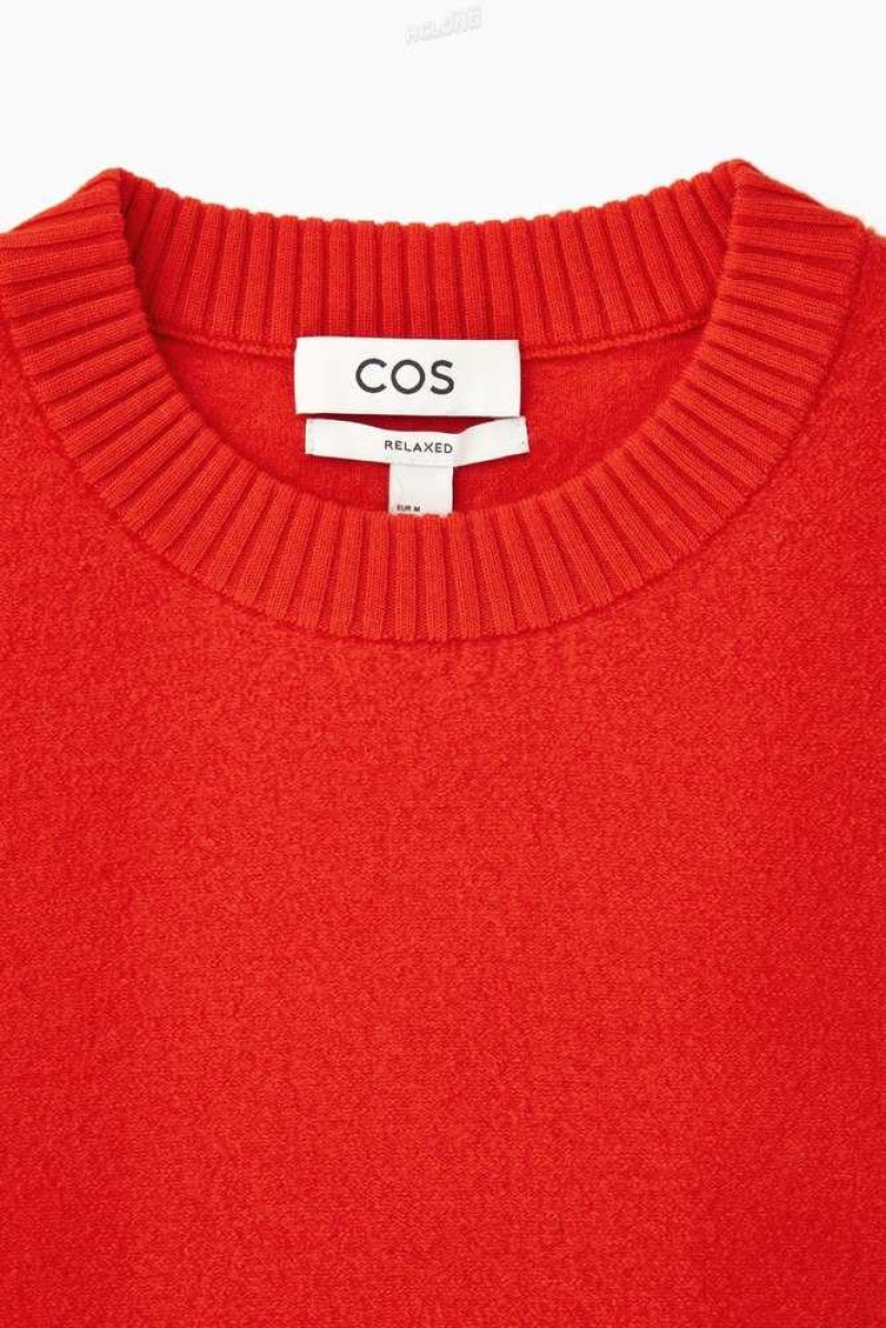 COS Boiled-Wolle Crew-Neck Jumper Strickwaren Herren | 2690-KYOJX