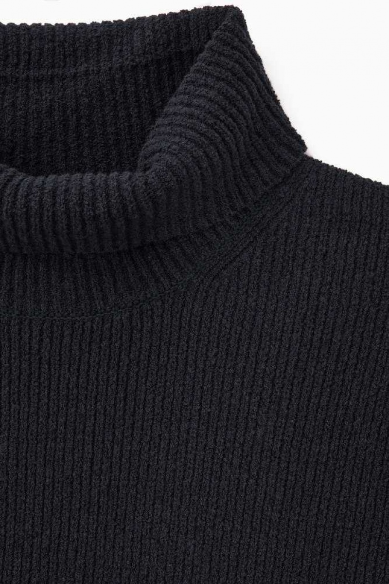 COS Bouclé-Knit Roll-Neck Jumper Strickwaren Herren | 5829-IYJVW