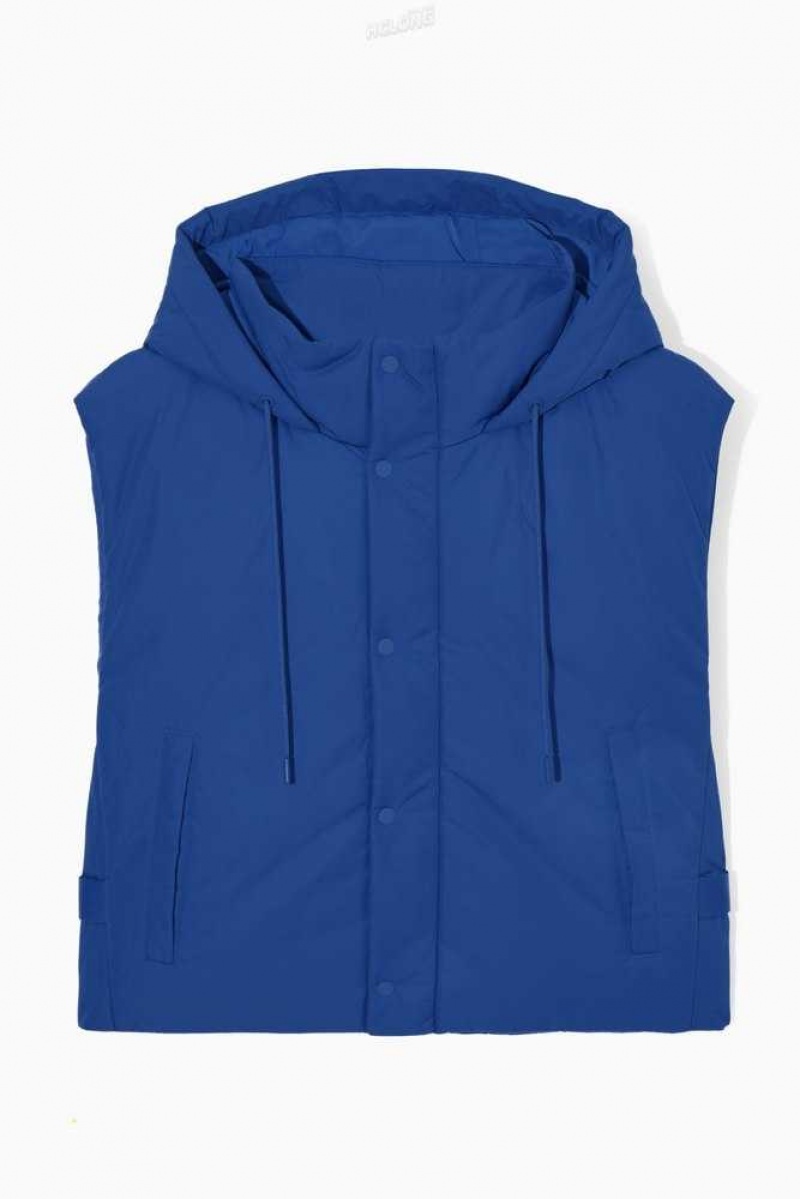 COS Buckled-Side Gepolstert Mit Kapuze Gilet Jacken Herren | 3958-PWIQL