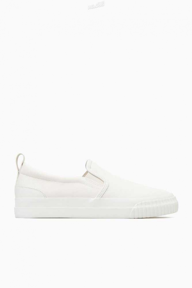 COS Canvas Slip-On Trainers Sneakers Herren | 9345-ENSAD