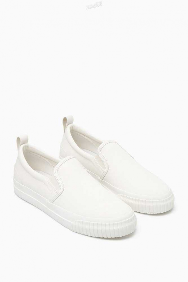 COS Canvas Slip-On Trainers Sneakers Herren | 9345-ENSAD