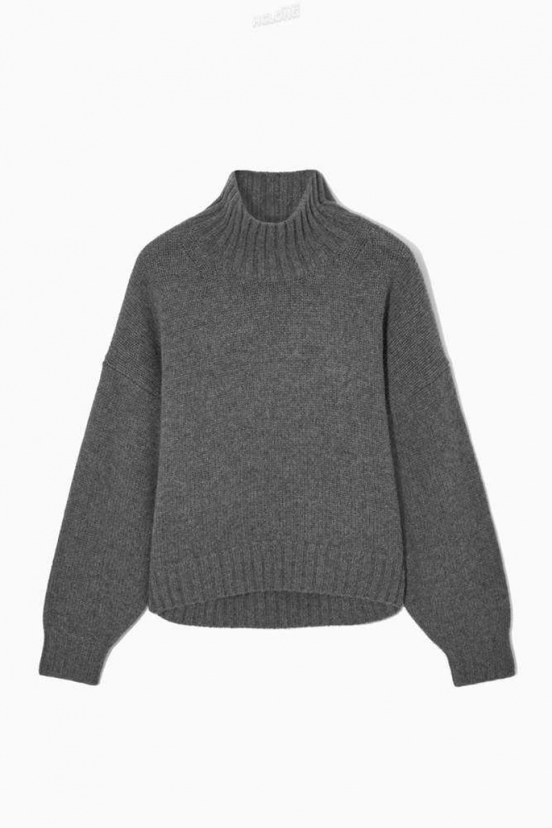 COS Chunky Pure Cashmere Turtleneck Pullover Pullover Damen | 3975-WHOLJ