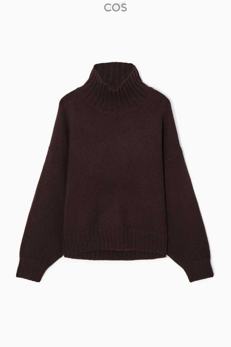 COS Chunky Pure Cashmere Turtleneck Pullover Pullover Damen | 6872-JDNLX