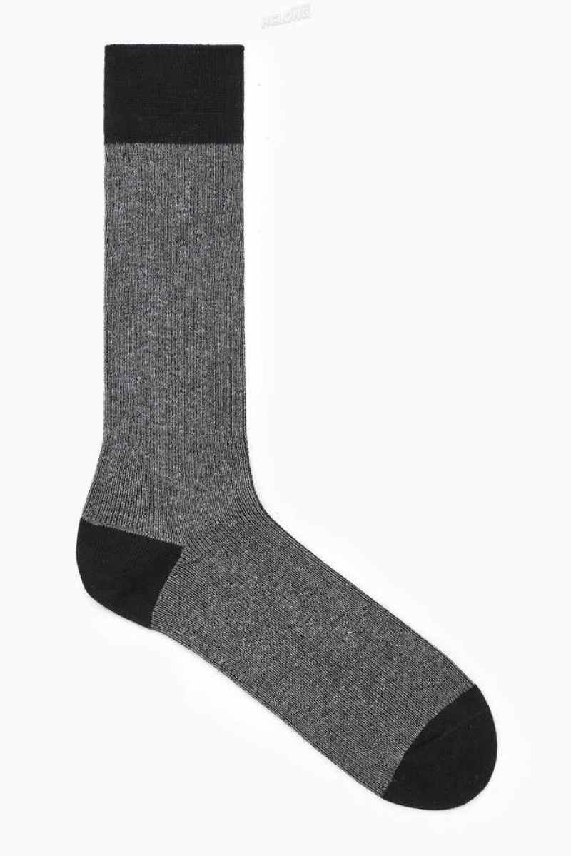 COS Colour-Block Mercerised Baumwoll Socken Herren | 0675-RPBSY