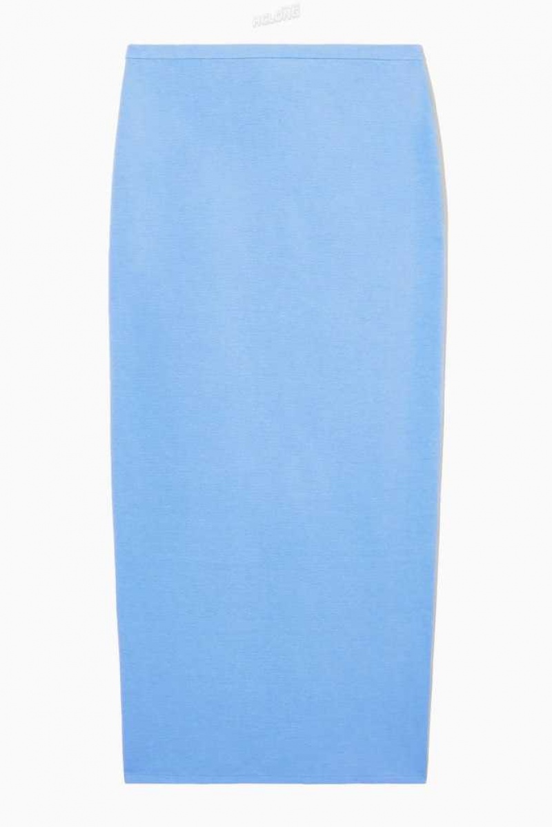 COS Column Maxi Skirt Röcke Damen | 8964-ORSXT