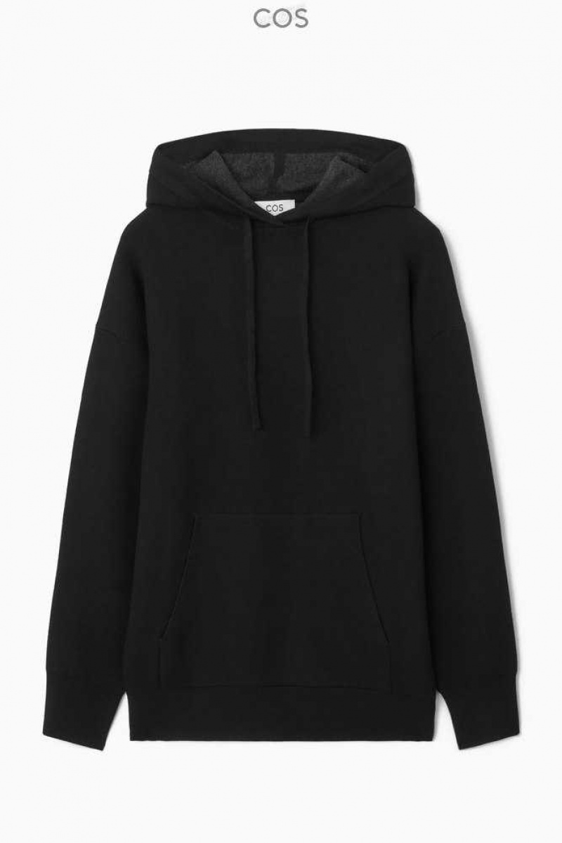 COS Double-Faced Gestrickt Hoodie Oberteile Damen | 4098-ZANIX