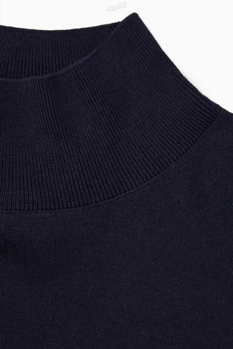 COS Double-Faced Wolle Turtleneck Pullover Pullover Damen | 7269-MBAVJ