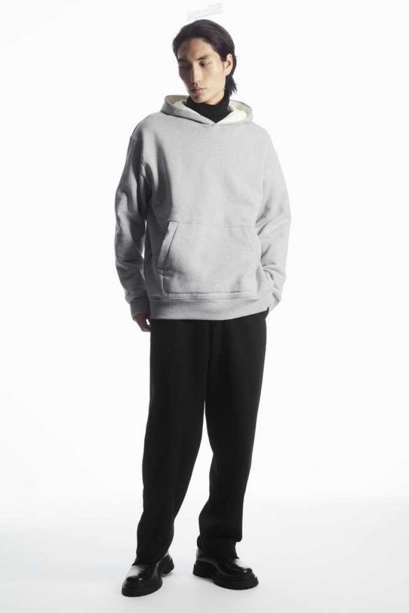 COS Double-Layered Jersey Hoodie Hoodie Herren | 5046-GCNWV