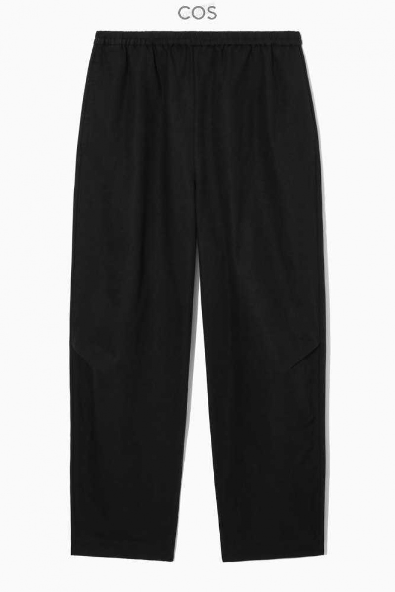 COS Elasticated Barrel-Leg Pants Hose Damen | 1250-IXUST