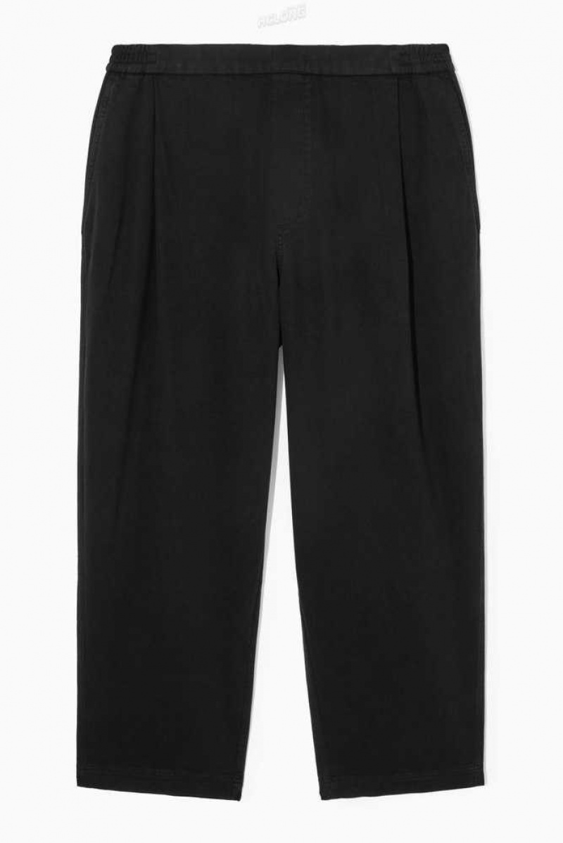 COS Elasticated Twill Pants Anzughosen Herren | 3109-SXVFH