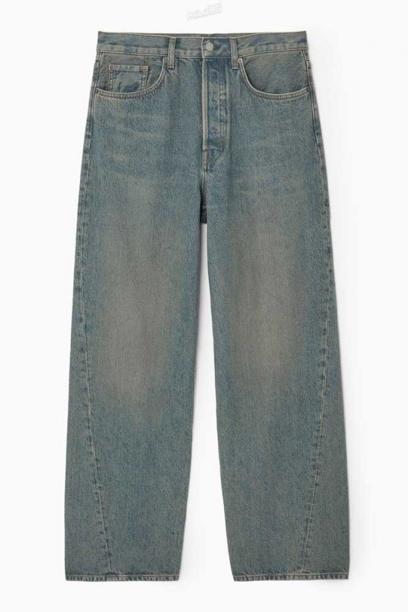 COS Facade Jeans - Gerade Hose Damen | 5287-KHLUD