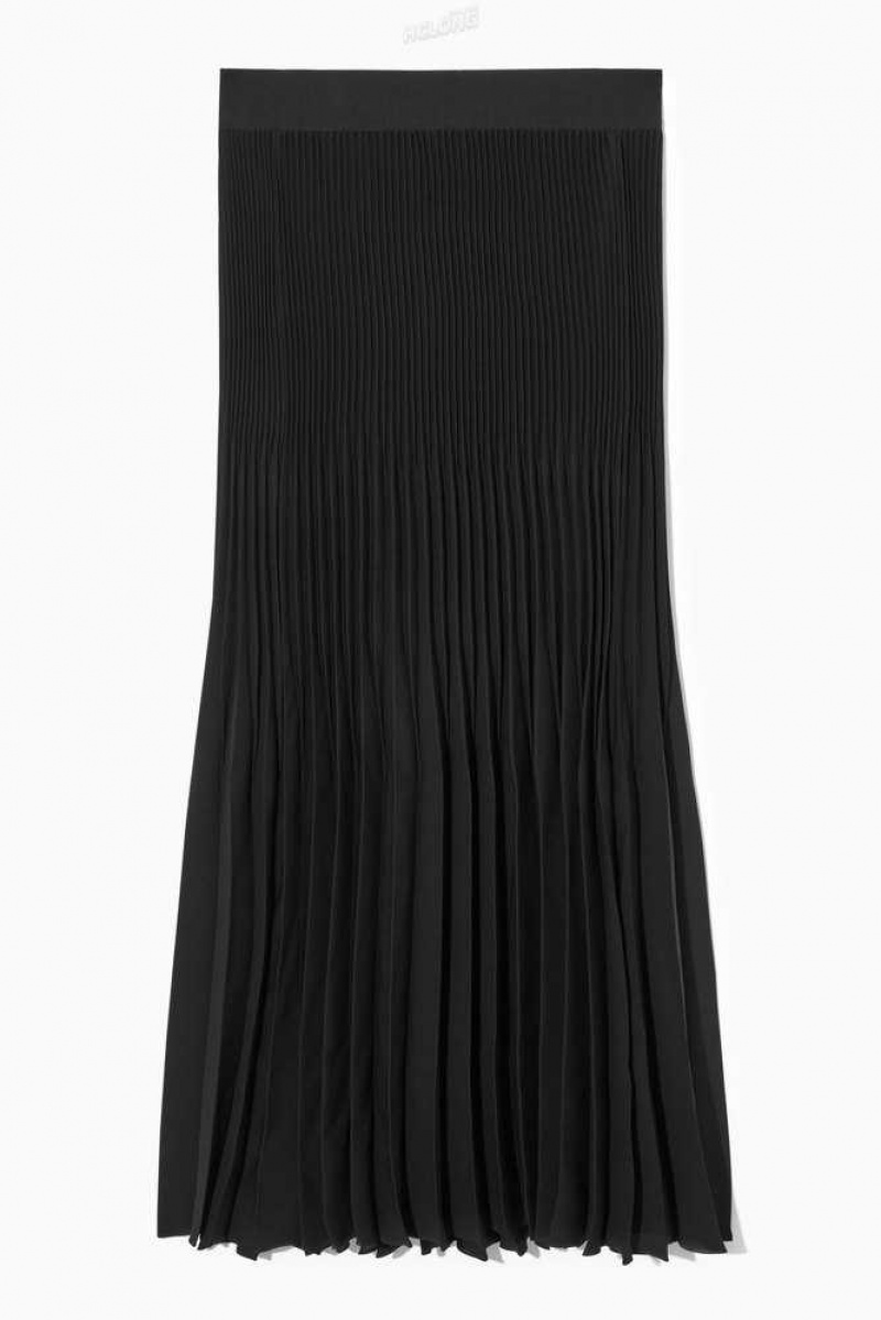 COS Falten Midi Skirt Röcke Damen | 3692-XSGUR