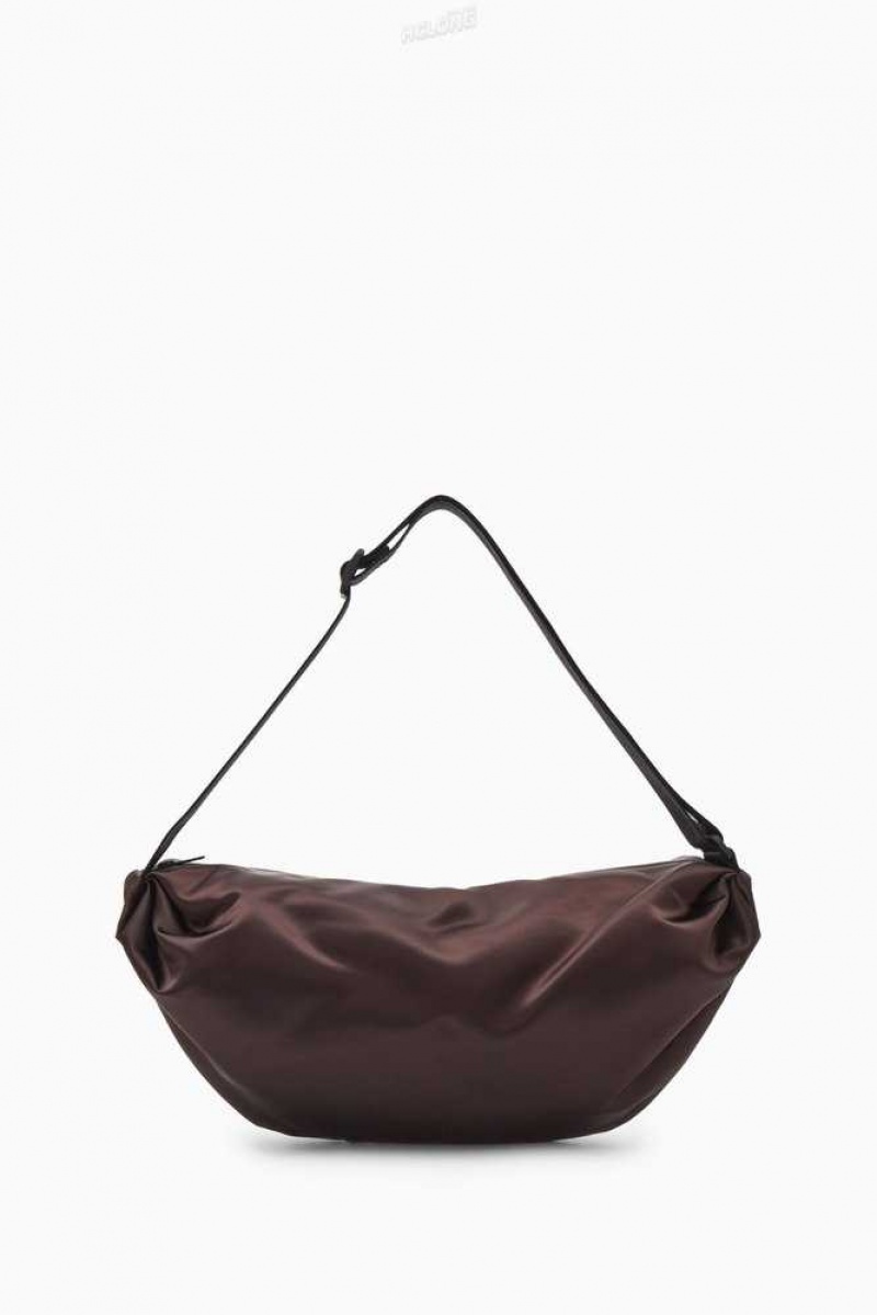 COS Gepolstert Crossbody - Nylon Taschen Damen Lila | 1853-VXYHM