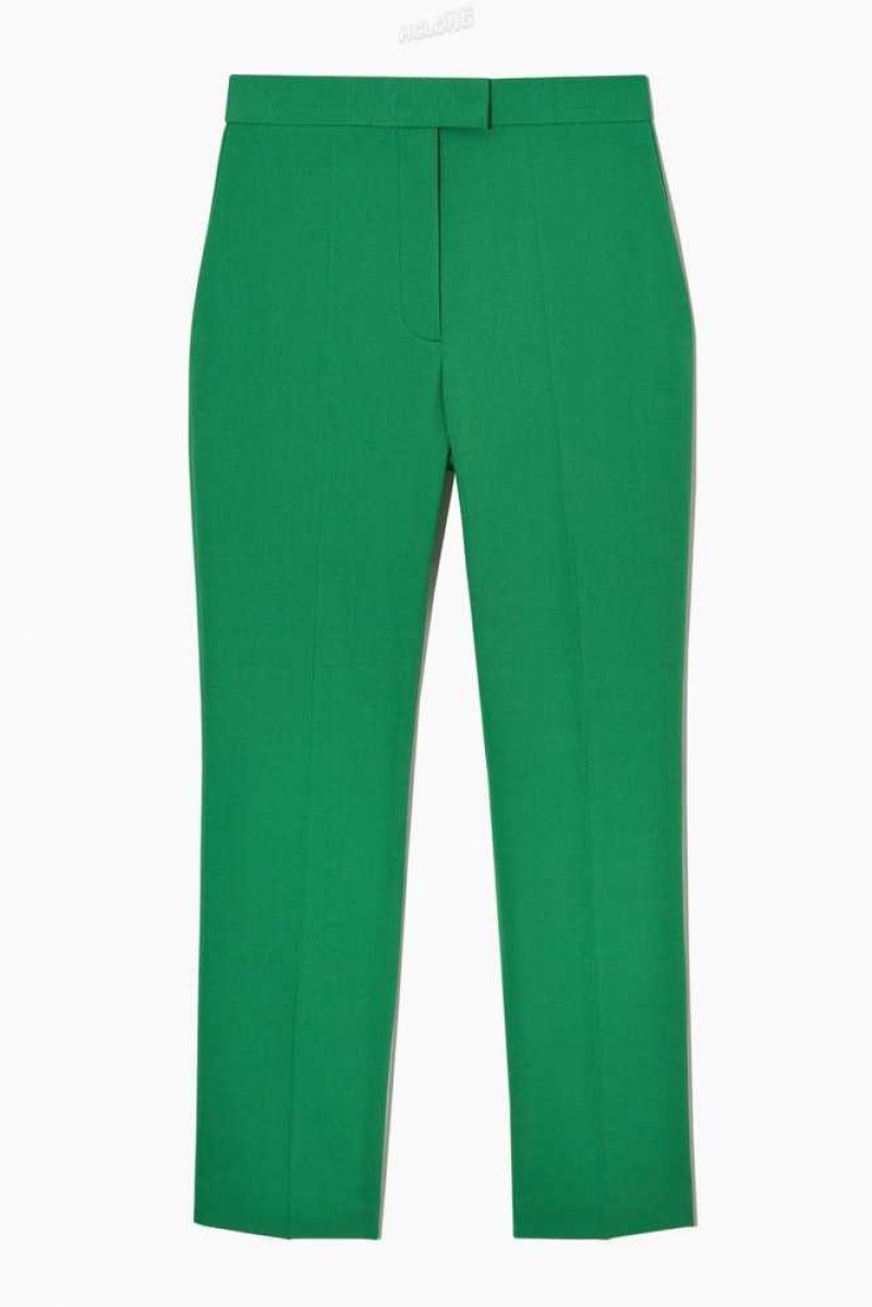 COS Gerade-Leg Wolle Trousers Hosen Damen | 2376-ZEJDH