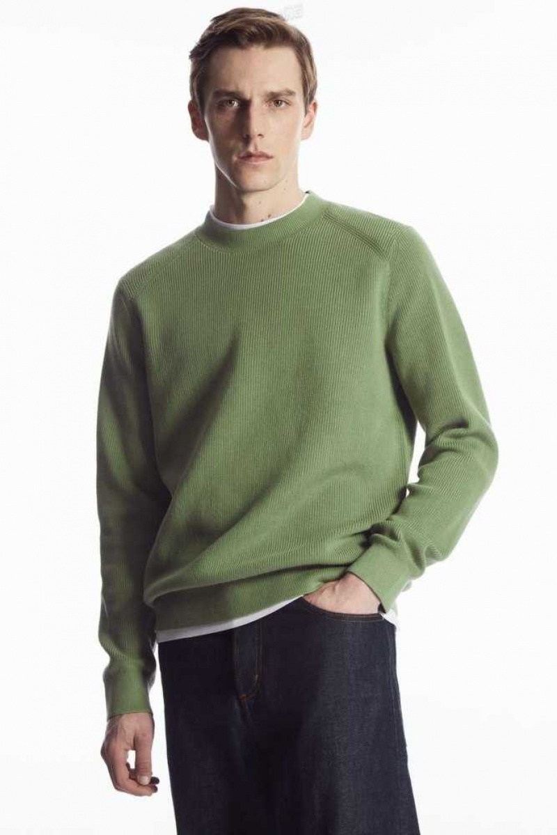 COS Gerippt-Knit Jumper Strickwaren Herren | 7965-IPMWN