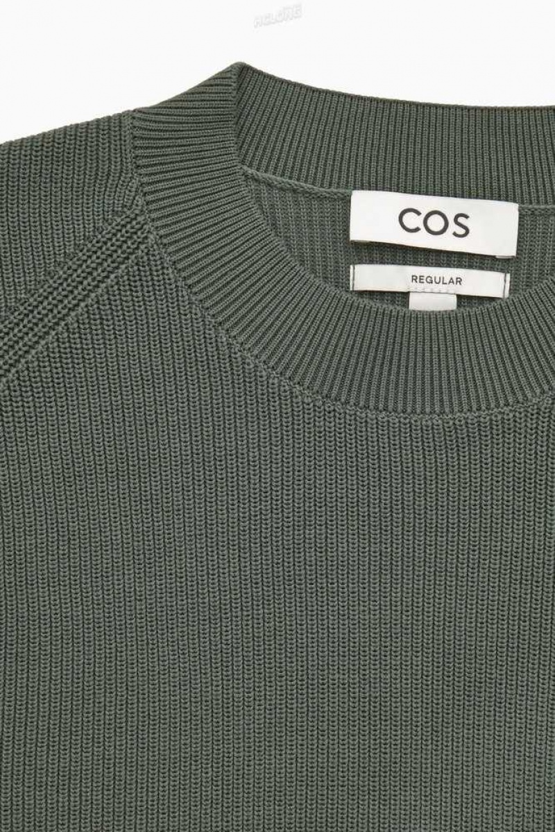 COS Gerippt-Knit Jumper Strickwaren Herren | 7428-FBTWL