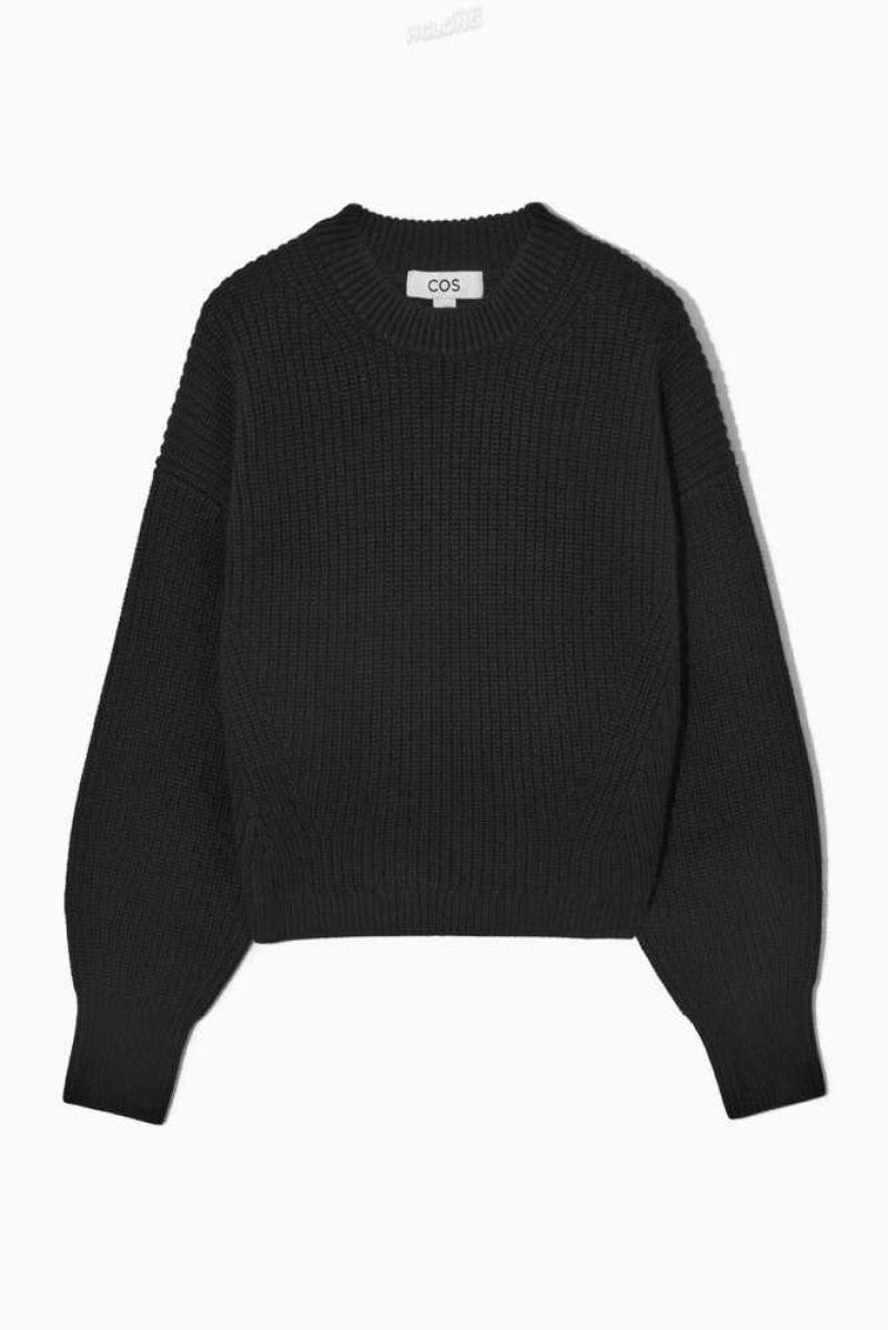 COS Gerippt Cashmere-Blend Jumper Oberteile Damen | 4236-QYUCL