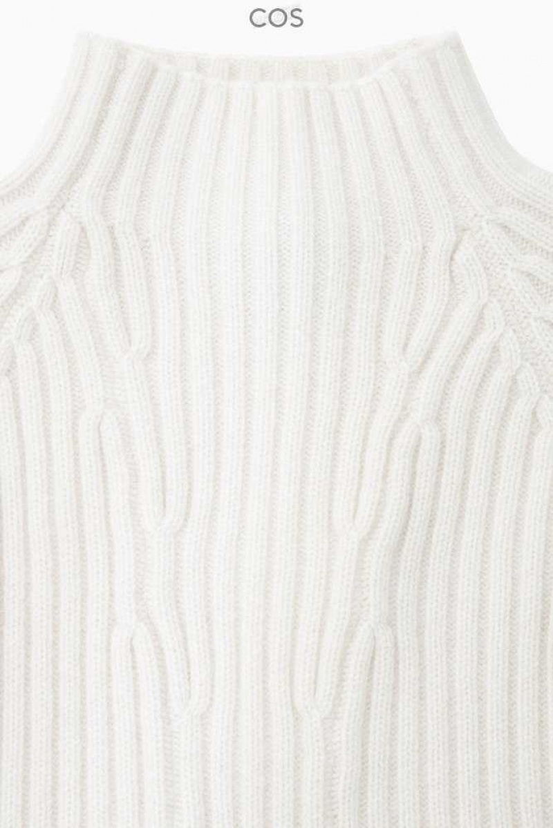 COS Gerippt Pure Cashmere Turtleneck Pullover Pullover Damen | 2486-QEPGC