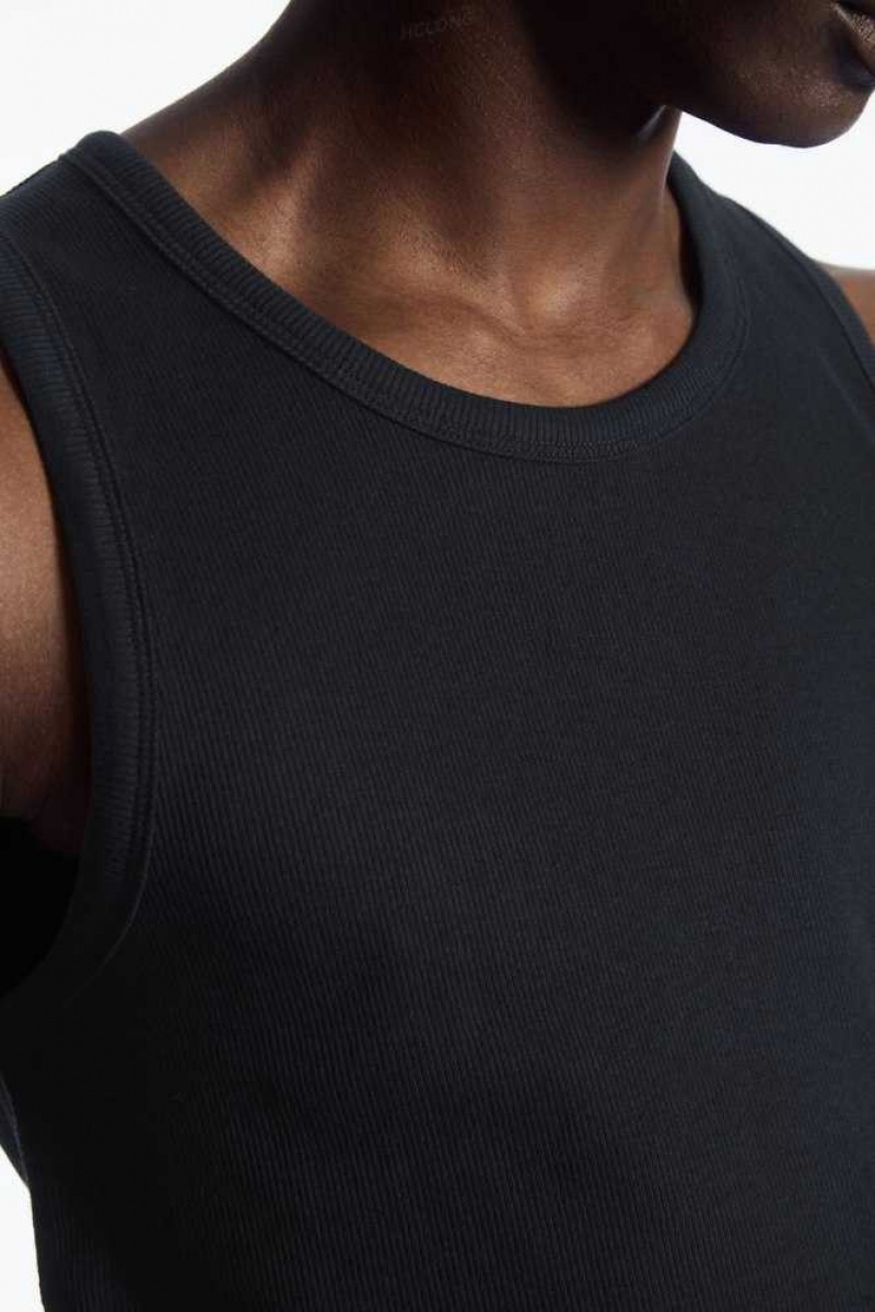 COS Gerippt Tank Top T-shirts Herren | 7453-QJVEZ