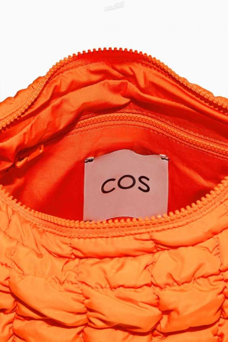 COS Gesteppt Mini Bag Taschen Damen Orange | 1093-TZNKM