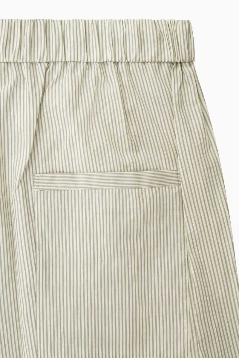 COS Gestreift Silk Pajama Hose Damen Beige Grau | 8961-LKPBC