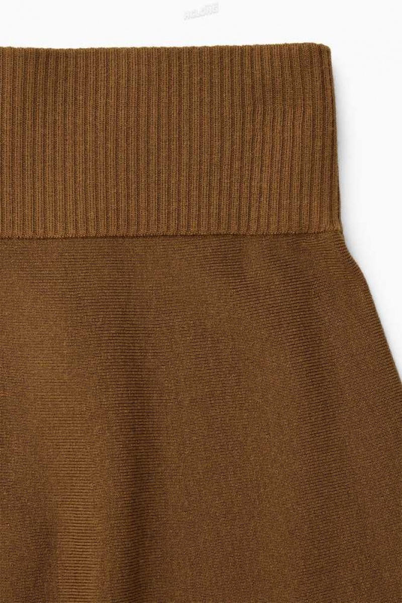 COS Gestrickt Midi Skirt Röcke Damen | 0351-TMWAK