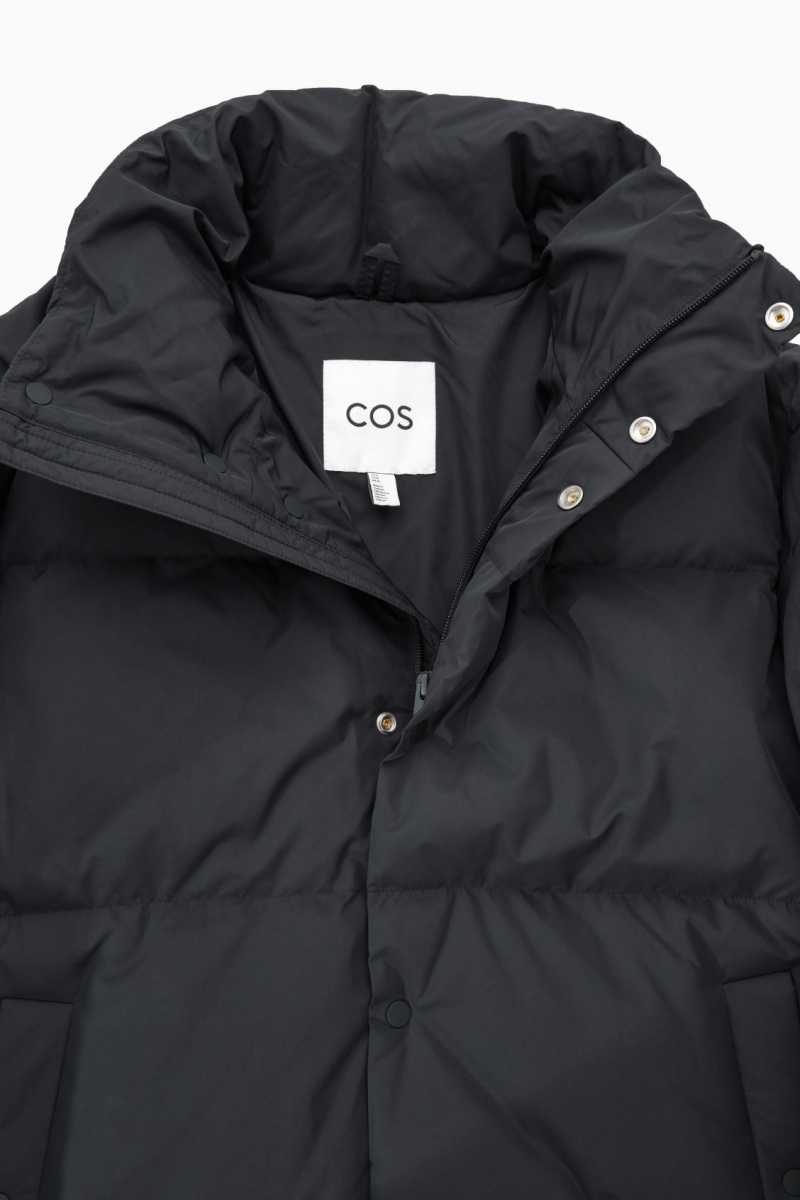 COS Kurzes Puffer Jacken Herren Schwarz | 0792-IYAGT