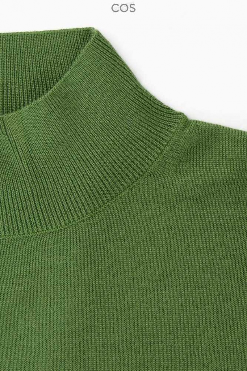 COS Laufschuhe Merino-Wolle Turtleneck Kleider Pullover Damen | 3451-QGSRL