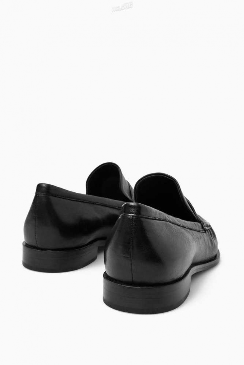 COS Leder Loafers Halbschuhe Damen | 0968-NFPCK