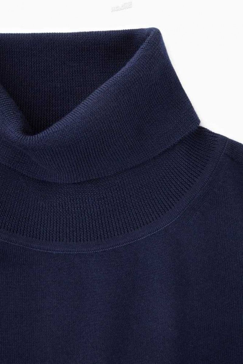 COS Merino Wolle Roll-Neck Jumper Strickwaren Damen | 0715-FSHYJ