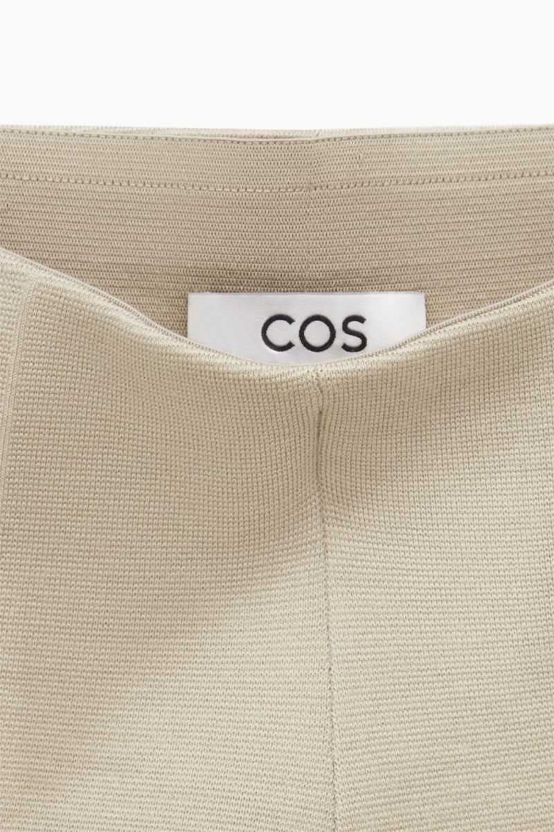 COS Milano-Knit Hose Damen Beige | 9836-YKWRU