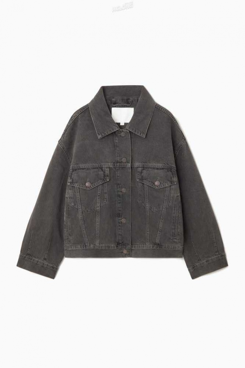 COS Oversized Denim Jacken Damen | 3215-JOYBU