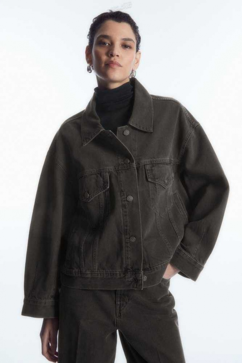 COS Oversized Denim Jacken Damen | 3215-JOYBU