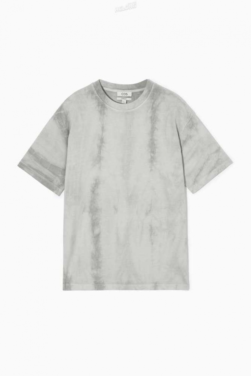 COS Oversized Tie-Dye T-Shirt T-shirts Herren | 0419-MHJYL