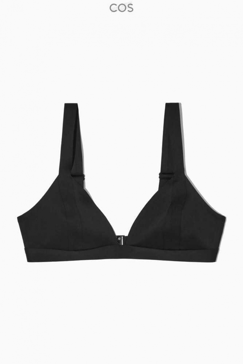 COS Plunge Triangle Bikini Top Bademode Damen | 1375-XIKFL